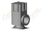 SMC XLA-80D-2 aluminum, high vacuum angle valve, HIGH VACUUM VALVE