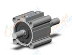 SMC CQ2WB80-40DCMZ compact cylinder, cq2-z, COMPACT CYLINDER