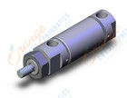 SMC NCDMB106-0050A ncm, air cylinder, ROUND BODY CYLINDER