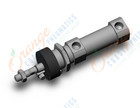 SMC CD85F20-10J-B cylinder, iso, dbl acting, ISO ROUND BODY CYLINDER, C82, C85