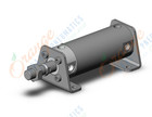 SMC CDG1LN40-50Z-M9BWSBPC-XC13B cg1, air cylinder, ROUND BODY CYLINDER