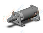 SMC CG1LA40-25Z cg1, air cylinder, ROUND BODY CYLINDER