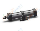 SMC MBT50-200Z-N cylinder, mb-z, tie rod, TIE ROD CYLINDER