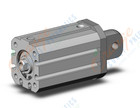 SMC NCDQ8C075-025S compact cylinder, ncq8, COMPACT CYLINDER