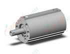 SMC NCDQ8E056-050T compact cylinder, ncq8, COMPACT CYLINDER