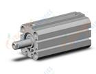 SMC NCDQ8E075-062T compact cylinder, ncq8, COMPACT CYLINDER