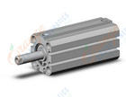 SMC NCDQ8E075-087T compact cylinder, ncq8, COMPACT CYLINDER