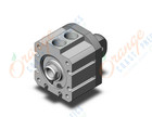 SMC NCQ8C106-012C compact cylinder, ncq8, COMPACT CYLINDER