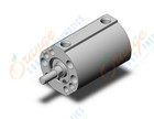 SMC NCQ8M056-100M compact cylinder, ncq8, COMPACT CYLINDER
