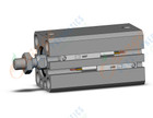 SMC CDQSB16-30DCM-M9PSAPC cylinder, compact, COMPACT CYLINDER