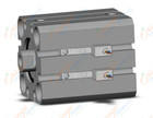SMC CDQSB20-15D-M9BAVL cylinder, compact, COMPACT CYLINDER