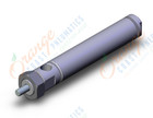 SMC NCDMB075-0250-X6009C ncm, air cylinder, ROUND BODY CYLINDER