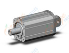 SMC NCDQ8C200-125T compact cylinder, ncq8, COMPACT CYLINDER