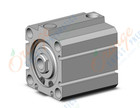 SMC NCDQ8E150-037S compact cylinder, ncq8, COMPACT CYLINDER