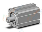 SMC NCDQ8E150-075T compact cylinder, ncq8, COMPACT CYLINDER