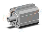 SMC NCDQ8E200-100T compact cylinder, ncq8, COMPACT CYLINDER