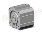 SMC NCDQ8N200-037S compact cylinder, ncq8, COMPACT CYLINDER