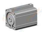 SMC NCDQ8N250-125S compact cylinder, ncq8, COMPACT CYLINDER