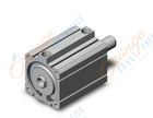 SMC NCDQ8WA250-175C compact cylinder, ncq8, COMPACT CYLINDER