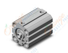 SMC NCDQ8WE075-025 compact cylinder, ncq8, COMPACT CYLINDER
