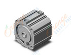 SMC NCDQ8WE300-087 compact cylinder, ncq8, COMPACT CYLINDER