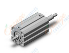 SMC NCDQ8WN075-087M compact cylinder, ncq8, COMPACT CYLINDER