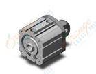 SMC NCQ8C200-125C compact cylinder, ncq8, COMPACT CYLINDER