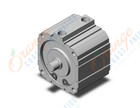 SMC NCQ8E400-200M compact cylinder, ncq8, COMPACT CYLINDER