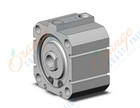 SMC NCQ8M200-075S compact cylinder, ncq8, COMPACT CYLINDER