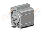 SMC NCQ8N250-050T compact cylinder, ncq8, COMPACT CYLINDER