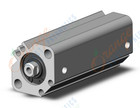 SMC NCDQ2A20-50DZ-XC6 compact cylinder, ncq2-z, COMPACT CYLINDER