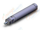 SMC NCMB106-0300C-X6009B ncm, air cylinder, ROUND BODY CYLINDER