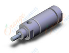 SMC NCMB200-0150C-X6009 ncm, air cylinder, ROUND BODY CYLINDER