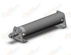 SMC CDG1LN50-200Z cg1, air cylinder, ROUND BODY CYLINDER