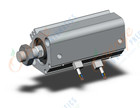 SMC CDQ2B25-45DCMZ-L-M9PWVL compact cylinder, cq2-z, COMPACT CYLINDER