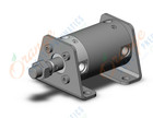 SMC CG1LA63-25Z cg1, air cylinder, ROUND BODY CYLINDER