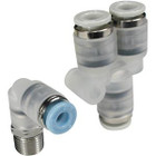 SMC KPGH06-02-X53 fitting, male connector, ONE-TOUCH FITTING FOR CLEAN ROOM (sold in packages of 10; price is per piece)