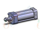 SMC NCDA1B250-0400H-XB5 cylinder, nca1, tie rod, TIE ROD CYLINDER