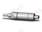SMC NCMC125-0100-X155US ncm, air cylinder, ROUND BODY CYLINDER