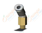 SMC KQ2K04-M6A1 fitting, 45 deg male elbow, ONE-TOUCH FITTING