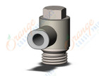 SMC KQ2V06-U02N1 fitting, uni male elbow, ONE-TOUCH FITTING
