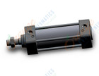 SMC MDBYB50-100Z mb-z cylinder assembly, TIE ROD CYLINDER
