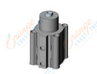 SMC MKB63-10RZ-M9BWL cylinder, rotary clamp, CLAMP CYLINDER