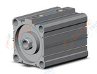 SMC RDQB100-75-M9BL cyl, compact, air cushion, sw capable, COMPACT CYLINDER