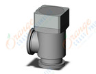 SMC XMA-80DH0-XR3A s.s. high vacuum angle/in-line valve, HIGH VACUUM VALVE