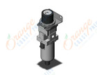 SMC AWG40-N02BG1-2Z filter/regulator w/built in gauge, FILTER/REGULATOR, MODULAR F.R.L. W/GAUGE