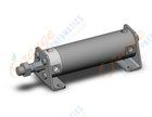 SMC CDG1KLN50-100Z cg1, air cylinder, ROUND BODY CYLINDER