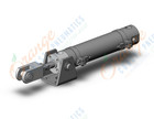 SMC CDG1UN25-100Z-NW-M9B cg1, air cylinder, ROUND BODY CYLINDER