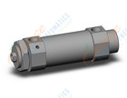 SMC 10-CDM2B40TN-25FZ cylinder, air, ROUND BODY CYLINDER