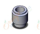 SMC KGC12-00 fitting, stainless steel, KG/KQ(X23) 1-TOUCH STAINLESS (sold in packages of 2; price is per piece)